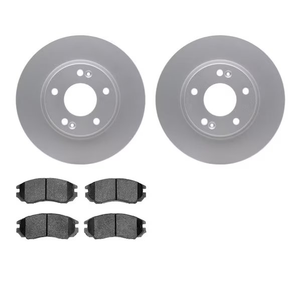4302-03016, Geospec Rotors with 3000 Series Ceramic Brake Pads, Silver, Dynamic Friction Co, Mfr#: 4302-03016